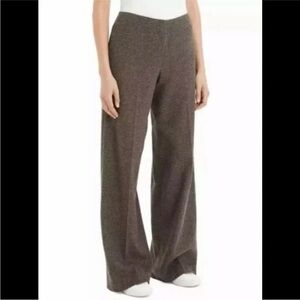 Theory Tailored Trouser Brown Multi Hounds Flannel Size 6